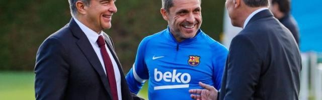 拉波尔塔：和科曼关系很好 哈维迟早会回巴萨执教